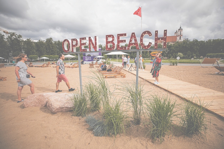 Vilnius’ Open Beach in the blood-soaked city is more than just that