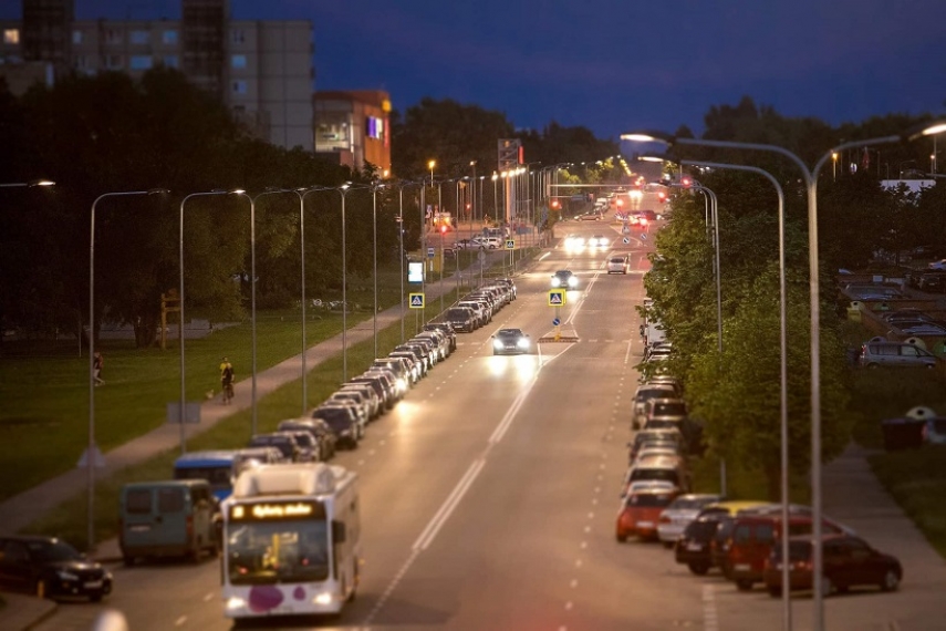 Photo: Lights all over the city makes it cozy and safe