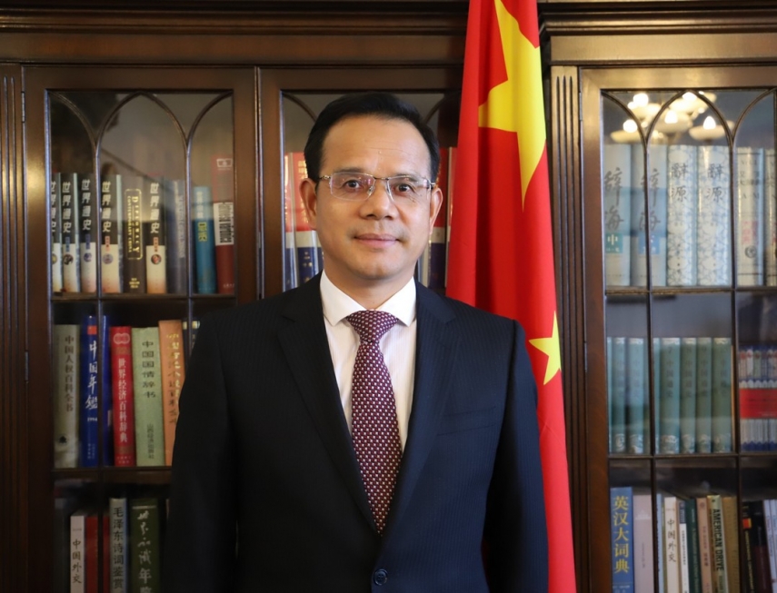 Photo: H.E. Ambassador of the People’s Republic of China to Latvia, Mr. Tang Songgen